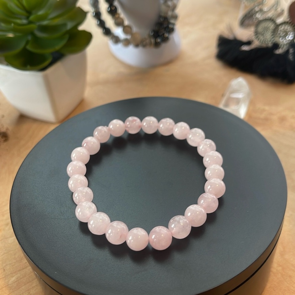 Natural Rose Quartz Bracelet